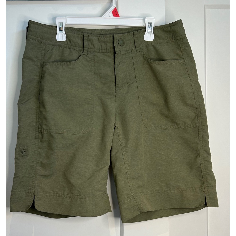 The North Face Womens‎ Aphrodite 2.0 Shorts Olive Green Hiking Trail Travel